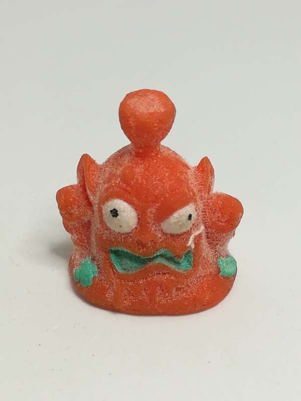 Miniature Dark Orange & Green Pencil Popper Monster (Miniature, suitable for printer's tray)