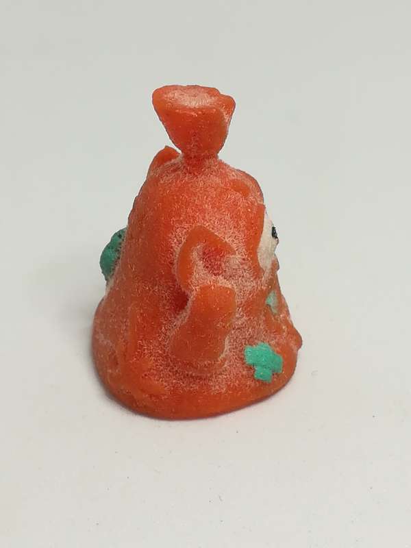 Miniature Dark Orange & Green Pencil Popper Monster (Miniature, suitable for printer's tray)