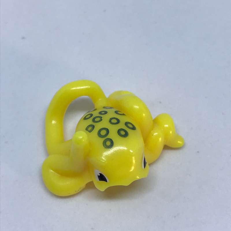 Miniature Yellow Octopus Tiny Black Spots on Back (Miniature, suitable for printer's tray)