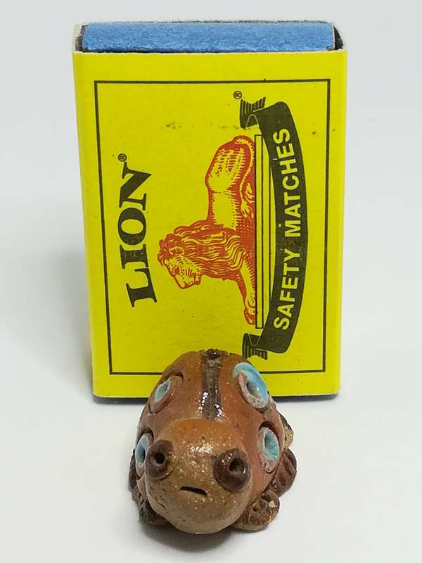 Miniature Ceramic Brown Tortoise (Miniature, suitable for printer's tray)