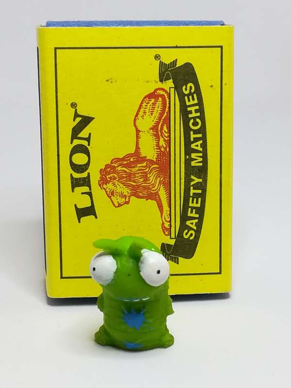 Miniature Green & Blue Pencil Popper Caterpillar (Miniature, suitable for printer's tray)