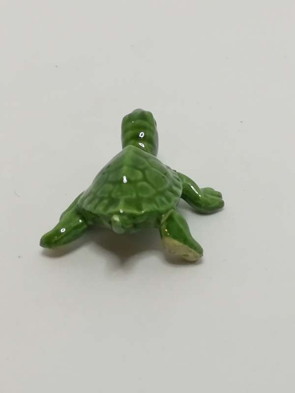 Miniature Green Ceramic Tortoise (Miniature, suitable for printer's tray)