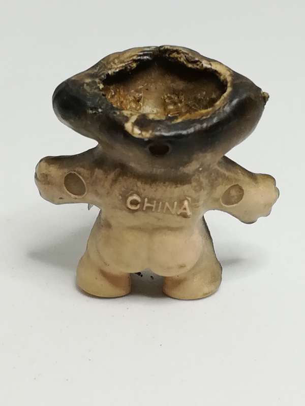 Miniature Gray & Beige Troll (Miniature, suitable for printer's tray)