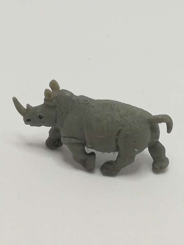 Miniature Grey Rhinoceros - like Schleich (Miniature, suitable for printer's tray)