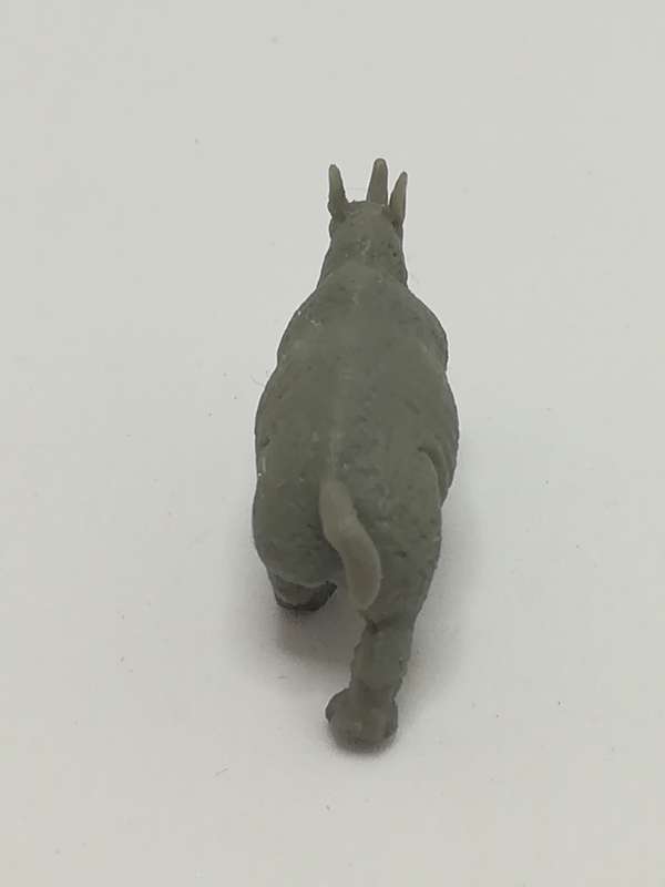 Miniature Grey Rhinoceros - like Schleich (Miniature, suitable for printer's tray)