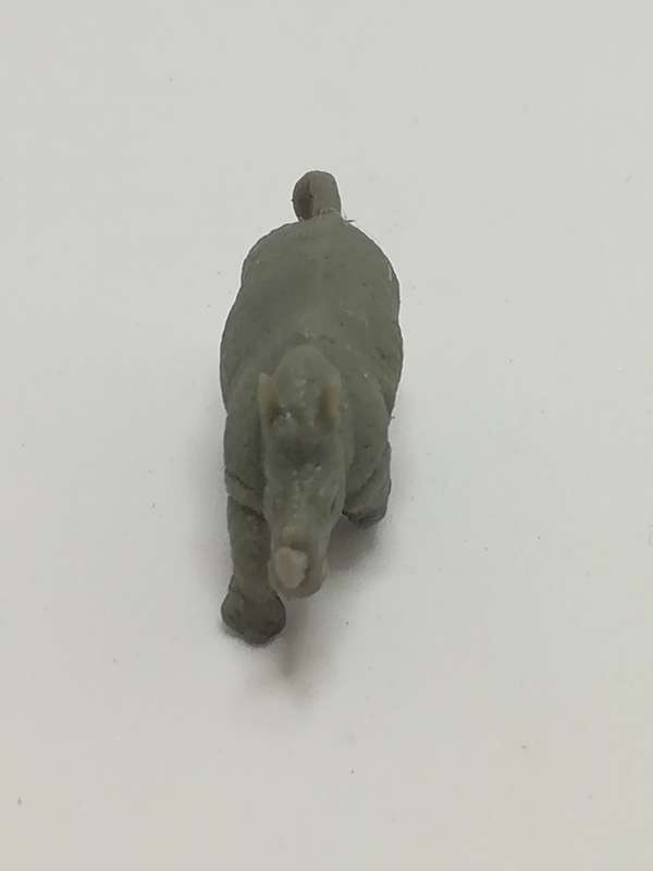 Miniature Grey Rhinoceros - like Schleich (Miniature, suitable for printer's tray)