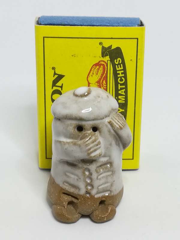 Miniature Glazed Ceramic Boy (Miniature, suitable for printer's tray)