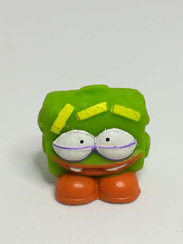Miniature Green & Yellow Pencil Popper Orange Shoe (Miniature, suitable for printer's tray)