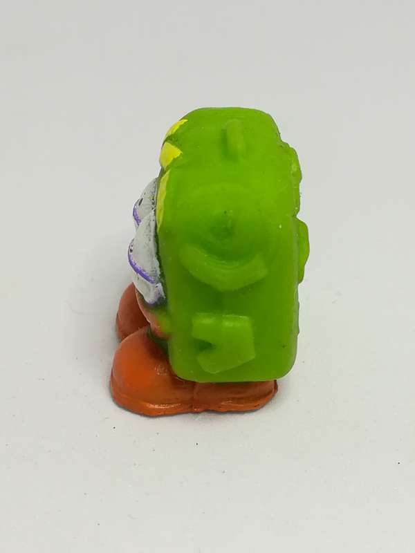 Miniature Green & Yellow Pencil Popper Orange Shoe (Miniature, suitable for printer's tray)