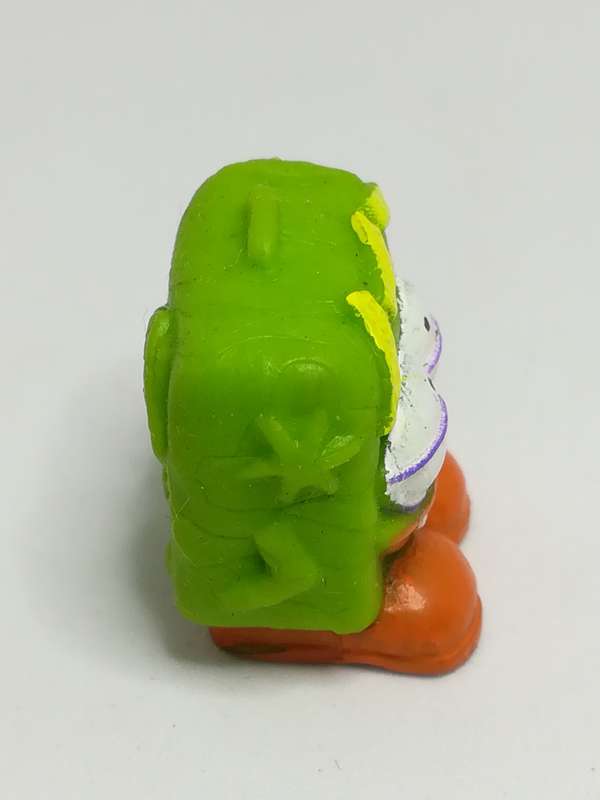 Miniature Green & Yellow Pencil Popper Orange Shoe (Miniature, suitable for printer's tray)