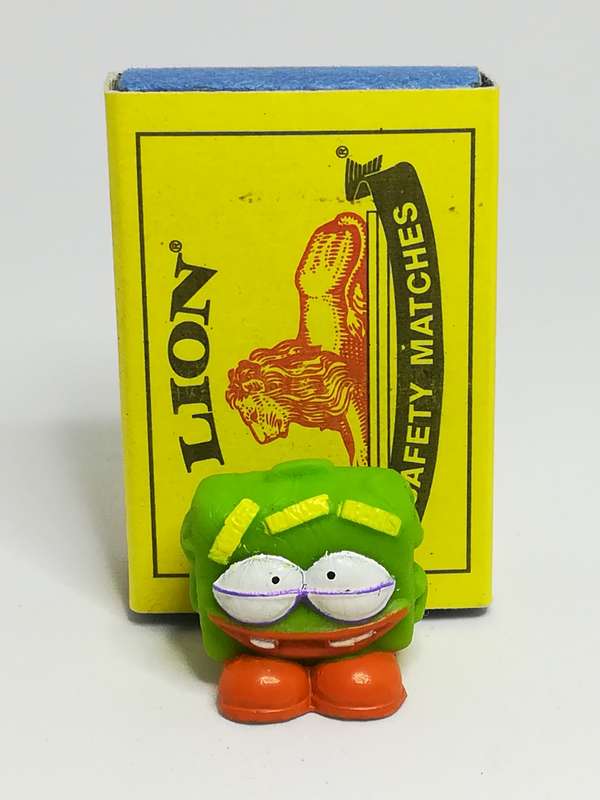 Miniature Green & Yellow Pencil Popper Orange Shoe (Miniature, suitable for printer's tray)