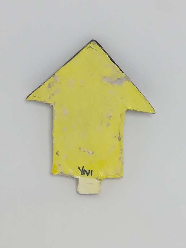 Miniature Wooden Painted Clock (Miniature, suitable for printer's tray)