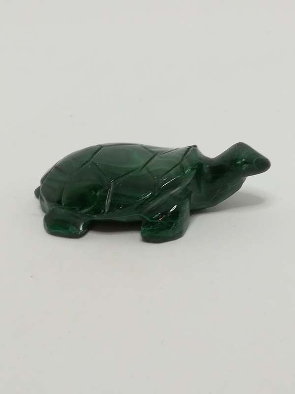 Miniature Dark Green Ceramic Tortoise (Miniature, suitable for printer's tray)