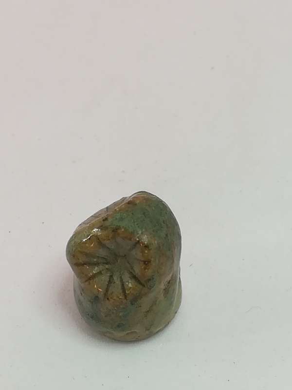 Miniature Ceramic Green Owl (Miniature, suitable for printer's tray)