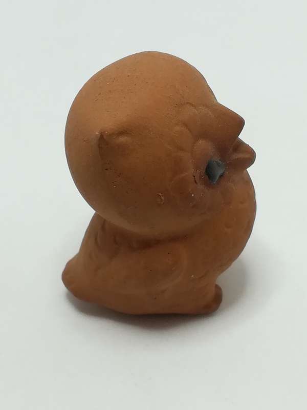 Miniature Ceramic Owl Black Eyes (Miniature, suitable for printer's tray)