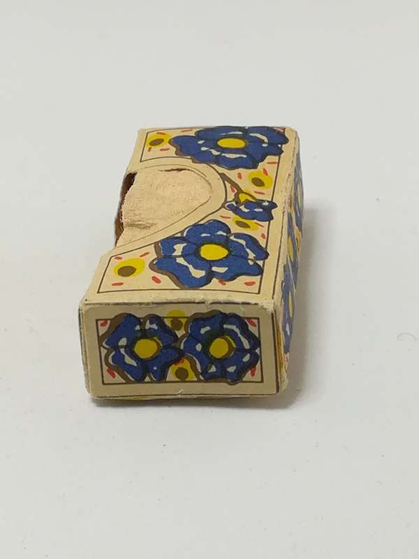Miniature Tissue Box with Painted Design (Miniature, suitable for printer's tray)