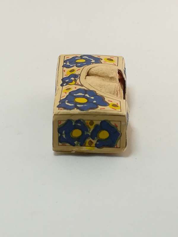 Miniature Tissue Box with Painted Design (Miniature, suitable for printer's tray)