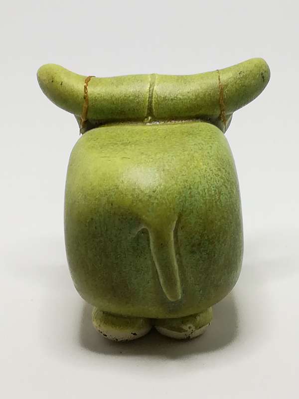 Miniature Ceramic Jade Cow Unique Horns (Miniature, suitable for printer's tray)