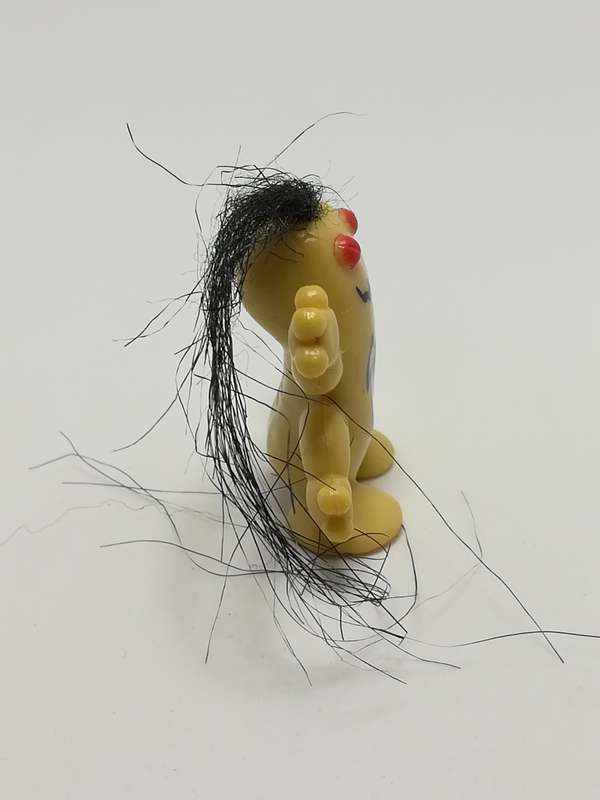Miniature Beige Troll Black Hair (Miniature, suitable for printer's tray)