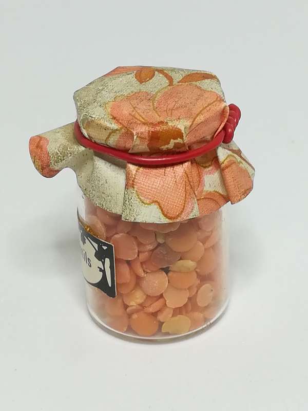 Miniature Bottle Lentils (Miniature, suitable for printer's tray)