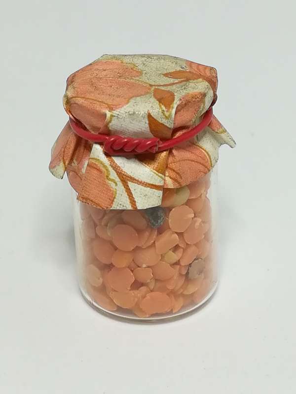 Miniature Bottle Lentils (Miniature, suitable for printer's tray)