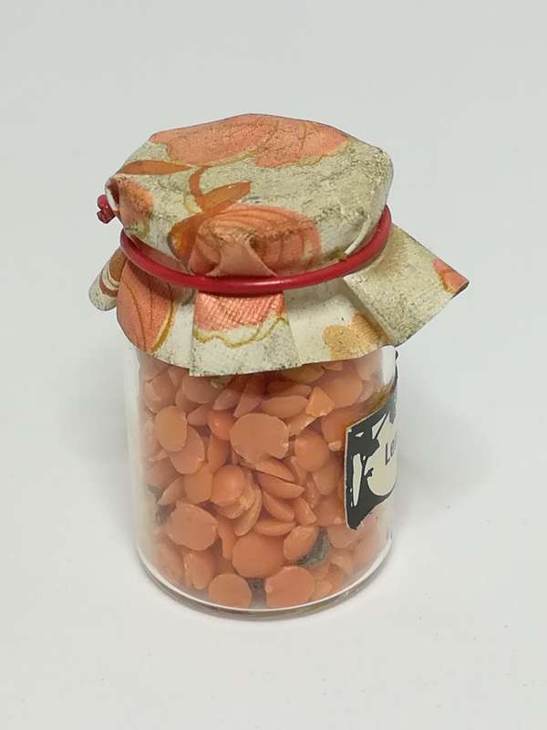 Miniature Bottle Lentils (Miniature, suitable for printer's tray)