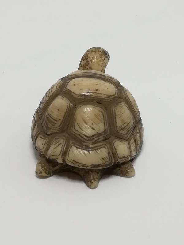 Miniature Cream & Brown Tortoise - Design 2 (Miniature, suitable for printer's tray)