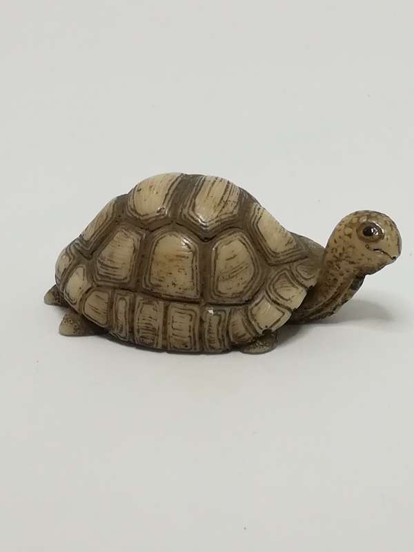 Miniature Cream & Brown Tortoise - Design 2 (Miniature, suitable for printer's tray)
