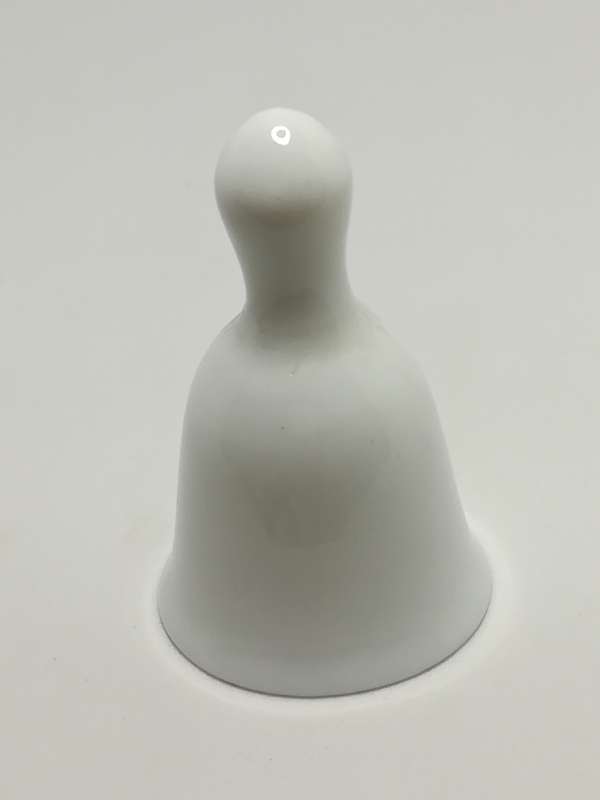 Miniature Ceramic White Bell Flower Painting (February) (Miniature, suitable for printer's tray)