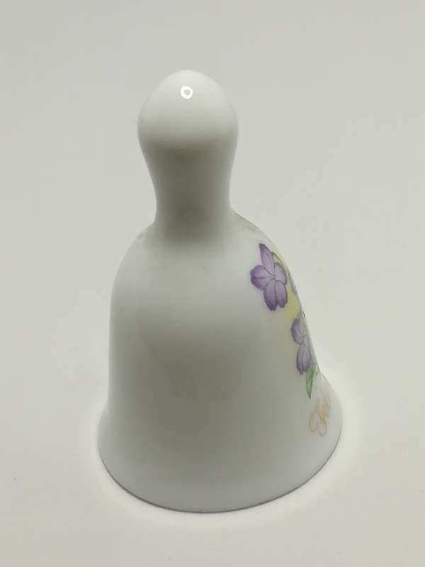 Miniature Ceramic White Bell Flower Painting (February) (Miniature, suitable for printer's tray)