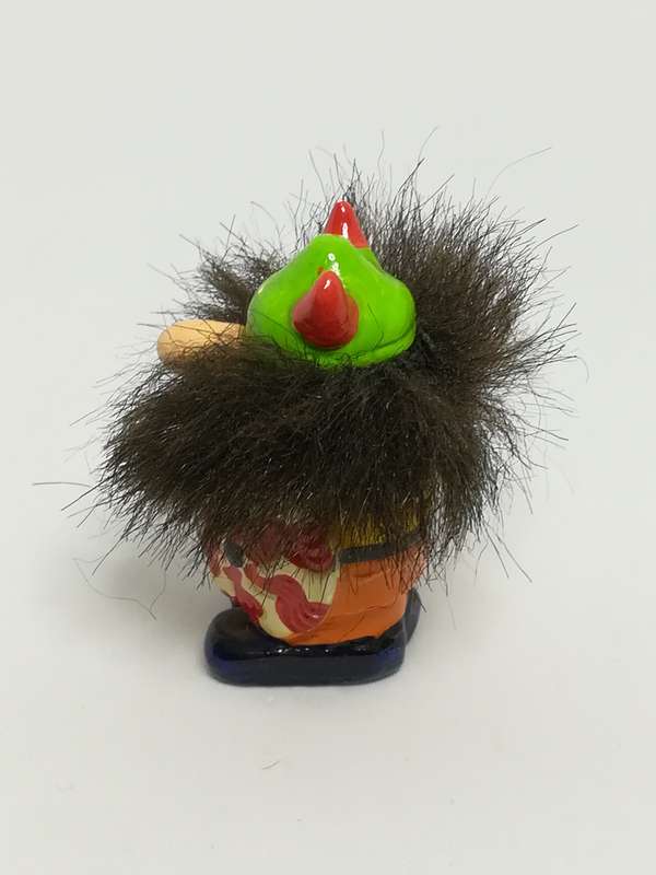 Miniature Wooden Dwarf Ready For War (Miniature, suitable for printer's tray)
