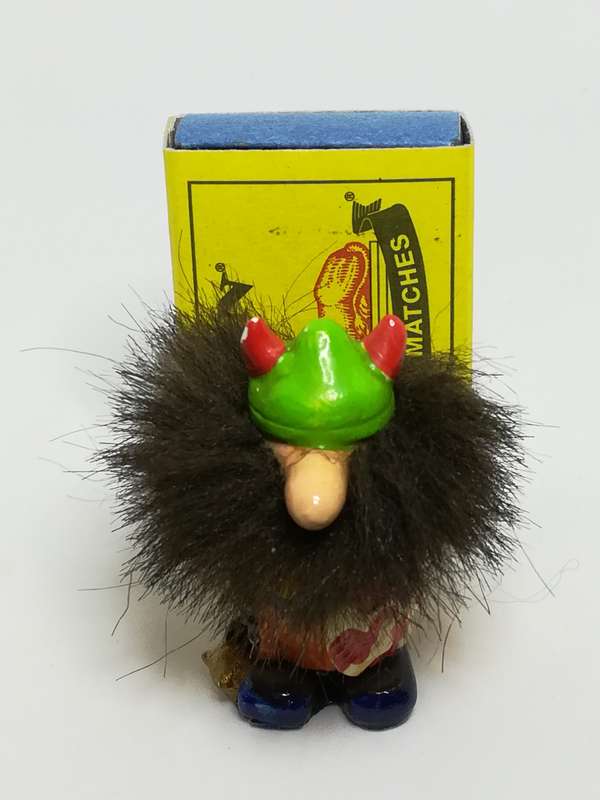 Miniature Wooden Dwarf Ready For War (Miniature, suitable for printer's tray)