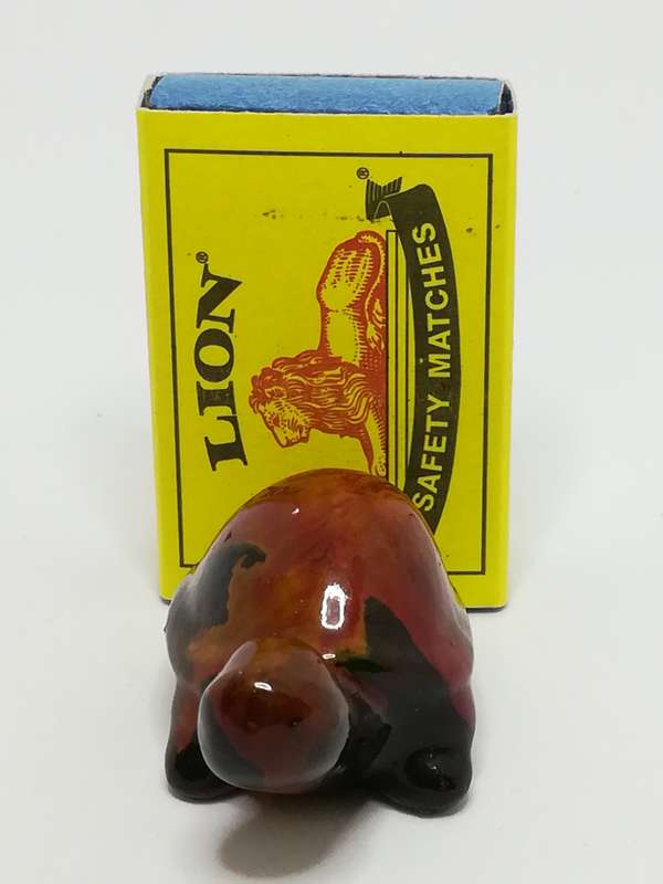 Miniature Abstract Coloured Glazed Clay Tortoise (Miniature, suitable for printer's tray)
