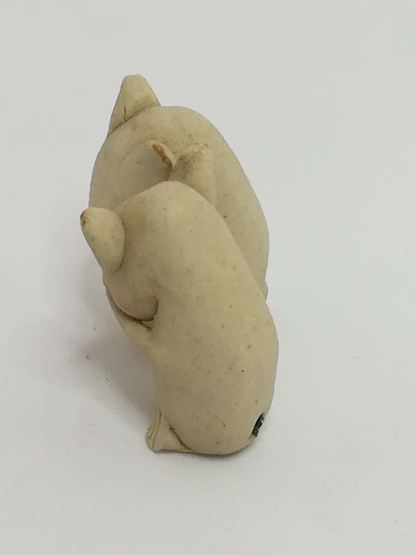 Miniature Two Shy Mice Holding Its Face (Miniature, suitable for printer's tray)