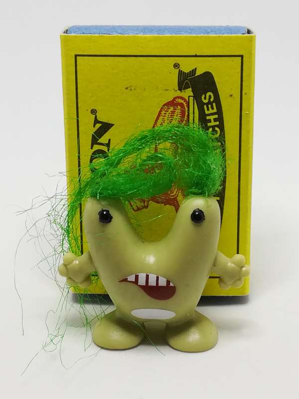 Miniature Green Troll Green Hair (Miniature, suitable for printer's tray)