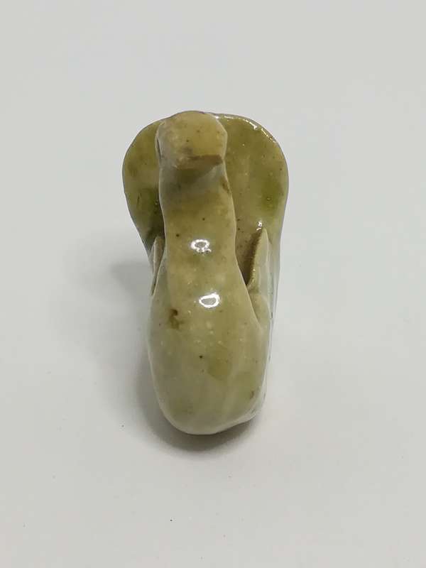 Miniature Ceramic Olive Swan (Miniature, suitable for printer's tray)