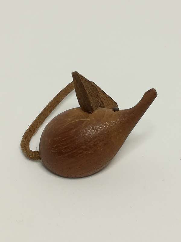 Miniature Wooden Brown Mouse Big Ears (Miniature, suitable for printer's tray)