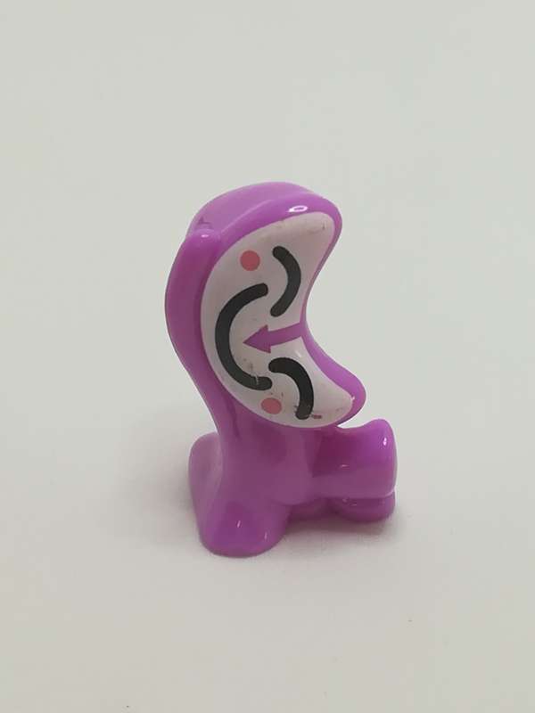Miniature Purple Cat Smiling (Miniature, suitable for printer's tray)