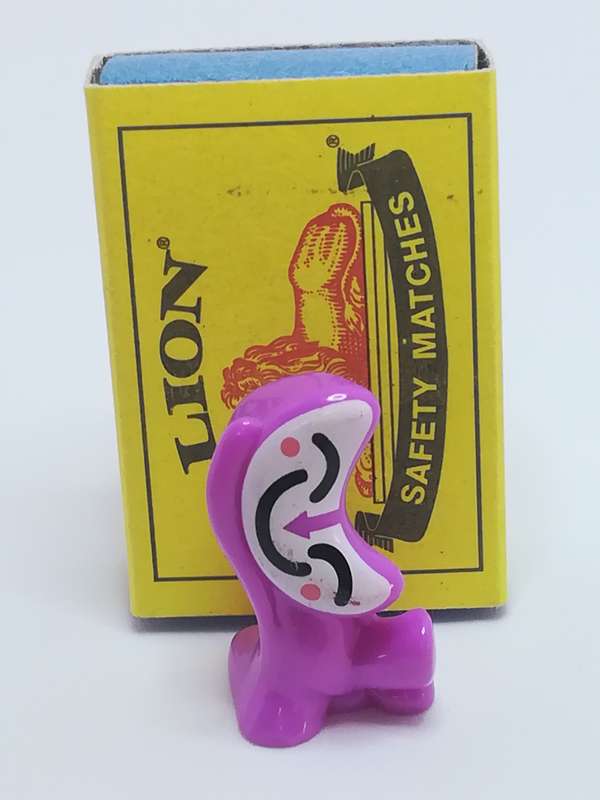 Miniature Purple Cat Smiling (Miniature, suitable for printer's tray)