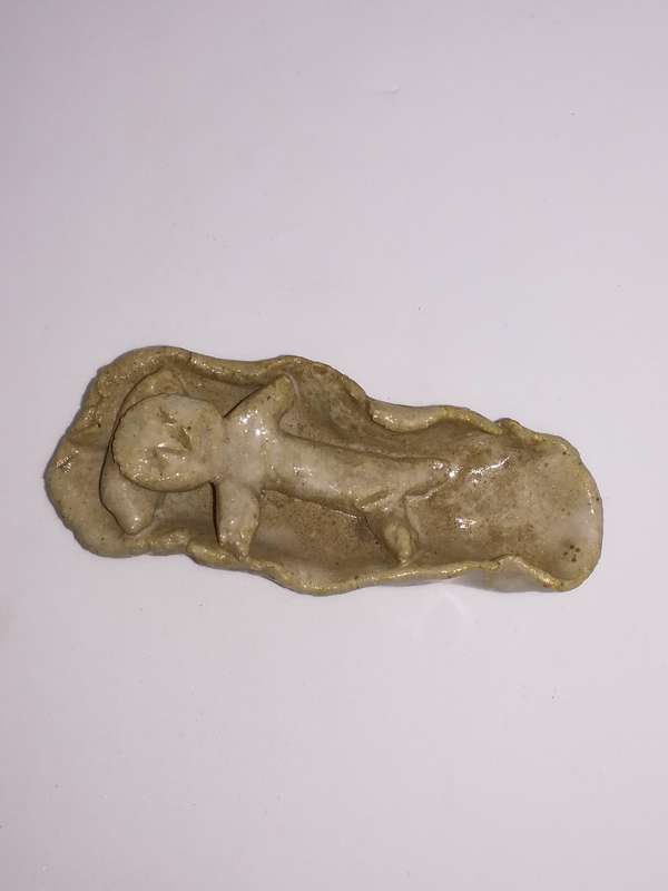 Miniature Ceramic Baby Crib (Miniature, suitable for printer's tray)