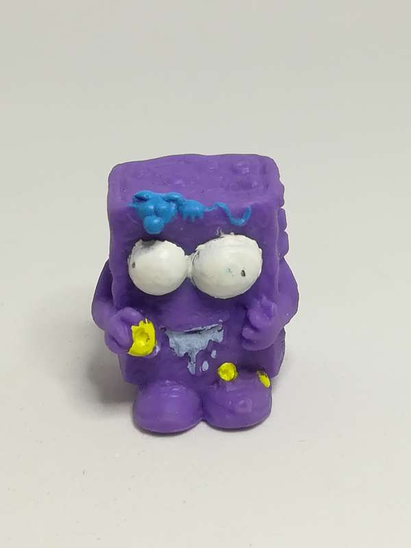 Miniature Purple Pencil Popper Blue Hair (Miniature, suitable for printer's tray)
