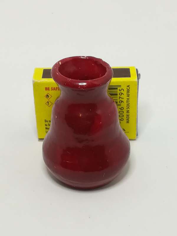Miniature Ceramic Vase Red (Miniature, suitable for printer's tray)