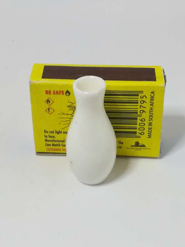 Miniature Ceramic Vase White (Miniature, suitable for printer's tray)