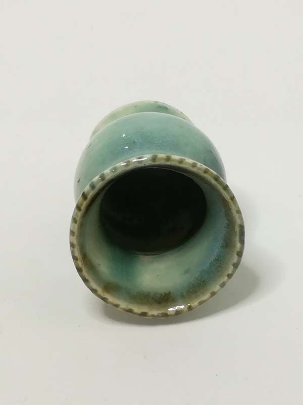 Miniature Light Green Ceramic Glazed Vase (Miniature, suitable for printer's tray)