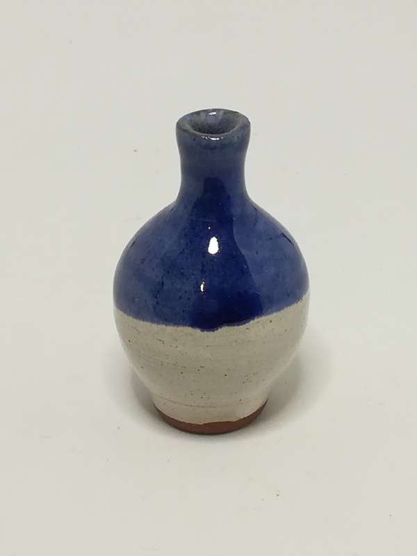 Miniature Vase Ceramic (Blue & White) (Miniature, suitable for printer's tray)