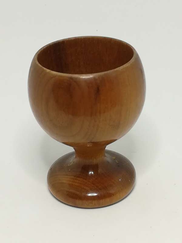 Miniature Carved Wooden Goblet (Miniature, suitable for printer's tray)