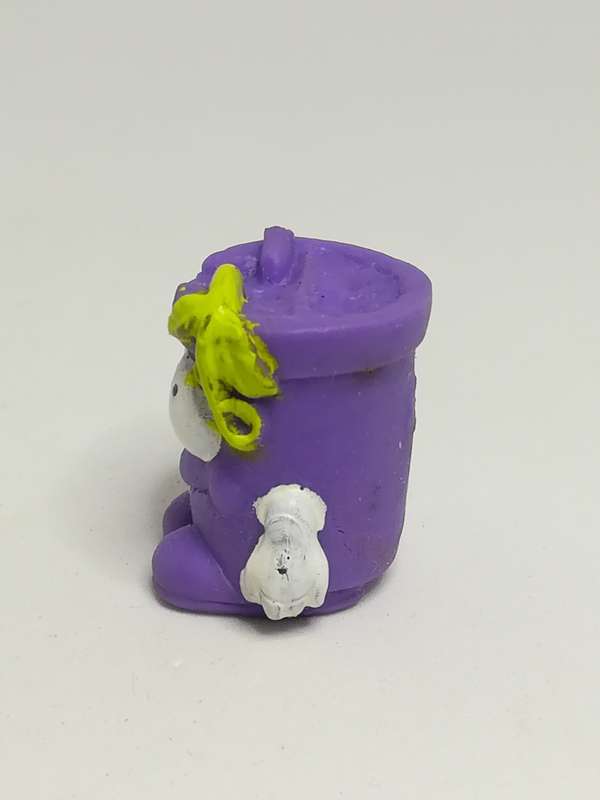 Miniature Purple Pencil Popper Green Hair & White Hands (Miniature, suitable for printer's tray)