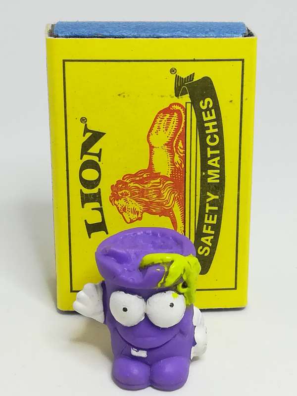 Miniature Purple Pencil Popper Green Hair & White Hands (Miniature, suitable for printer's tray)