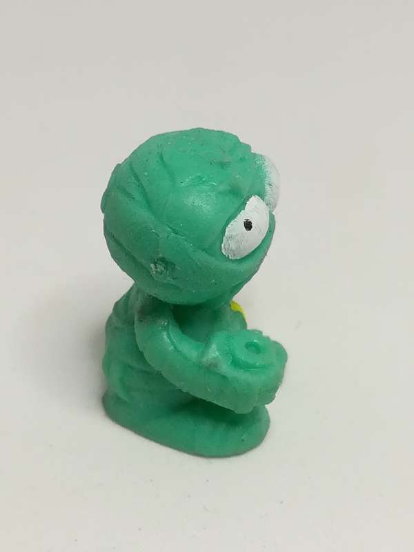 Miniature Turquoise Green Monster Big White Eye Pencil Popper (Miniature, suitable for printer's ...