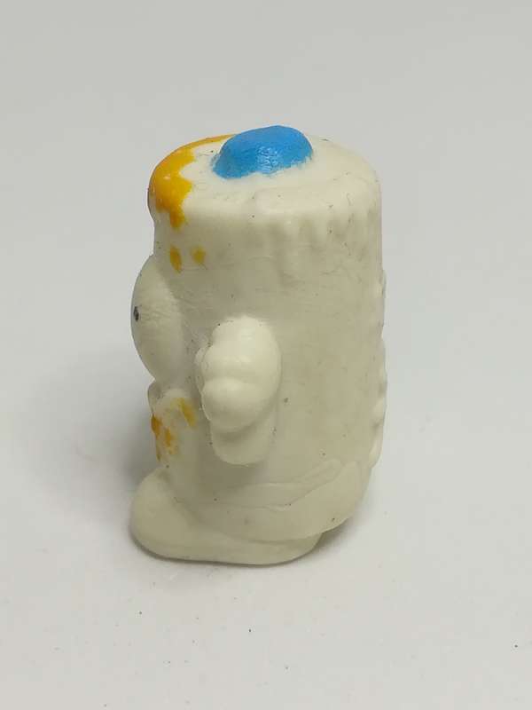 Miniature White & Yellow Pencil Popper Blue Hat (Miniature, suitable for printer's tray)